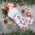 thumbnail image 6 of Coolnut Strawberry Christmas Stocking Personalized Large Candy Stocking, Xmas Stockings Decoration Hanging Gift for Family Holiday Party Ornaments Decor Fireplace, 6 of 7