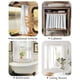 thumbnail image 4 of Cortinas de Cocina Jinchan de Lino 60 cm Rústicas a Paneles Blancas, 4 of 9