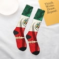 thumbnail image 6 of Knee High Socks for Women Mexico-Flag- Print Long Tube Sock Uniform Socks, 6 of 7
