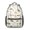 Dinosaur and Floral-1, variant on Dinosaur and Floral Off White Pattern Backpack for School, Cute School Bag with Adjustable Shoulder Straps and Padded Back, 15.3"x11"x6.7"