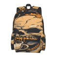 thumbnail image 2 of Disketp Grim Coffee Skull Mochila Escolar de Gran Capacidad y Peso Ligero, Mochila de Viaje Ideal para Escuela, Trabajo y Uso Diario, Cómoda y con Estilo, 2 of 8