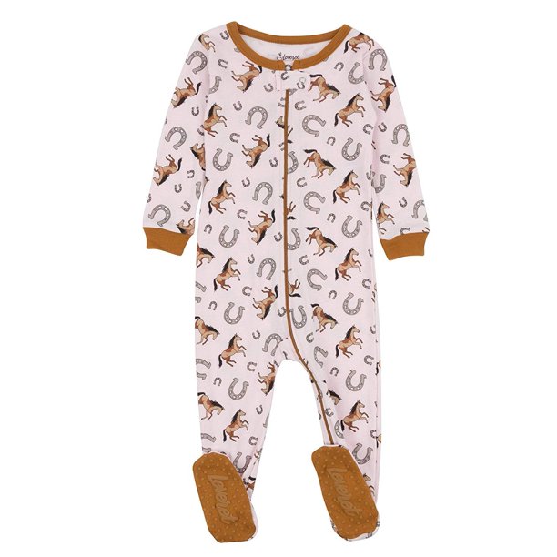 Leveret Leveret Kids Pajamas Baby Boys Girls Footed Pajamas Sleeper