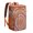 Orange-72, variant on Spring Floral Wildflower and Butterfly Print Insulated Cooler Backpack - 20L Lightweight & Portable