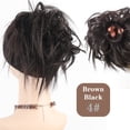 thumbnail image 2 of Extensions de Cheveux Synthétiques en Forme de Chignon Désordonné avec Bande Élastique pour Femmes, 2 of 7