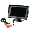 thumbnail image 2 of 2X Rear View Camera Wide Degree 4.3inch TFT LCD Display or Monitor Waterproof Night Vision Reversing Backup, Monitor, 2 of 7