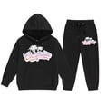 thumbnail image 3 of Hienoo Toddler Girls Outfits California Print Hoodie Jogging Pants Casual Sport Sweatsuit, 3 of 3