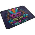 thumbnail image 2 of Coolnut Mardi Gras Door Mats Non-Slip Washable Indoor Outdoor Entrance Welcome Floor Mat for Kitchen Bathroom Bedroom Home Decor,23.6"x15.7", 2 of 6