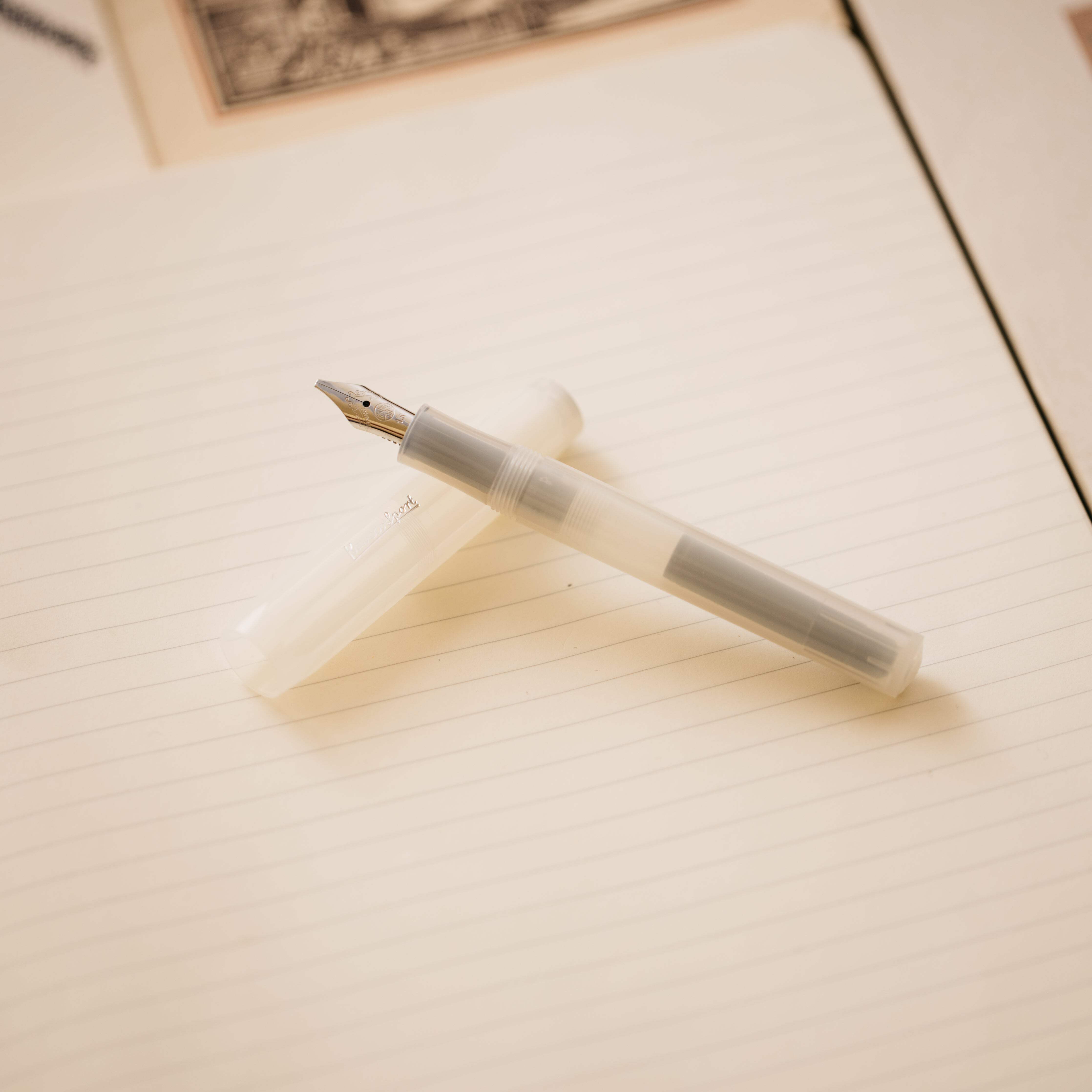 Kaweco Sport Frosted Natural Coconut Small Fountain Pen Calligraphy Set