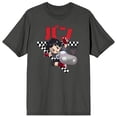 thumbnail image 6 of Dragon Ball Super The Movie Super Hero Pan Crew Neck Short Sleeve Charcoal Men's T-shirt-Small, 6 of 7