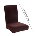 thumbnail image 2 of Premium Thick Knit Fabric Chair Covers - Washable, Removable, Stretch Fit for Dining, Office, Restaurant & Home Protection, Durable & Easy Care, 2 of 5