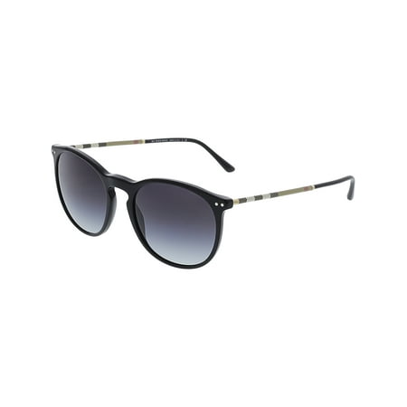 Burberry Gradient BE4250Q-30018G-54 Black Round Sunglasses