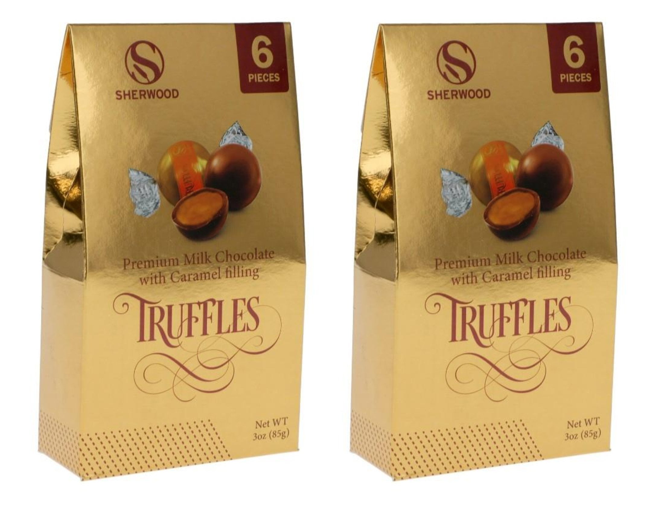 CGT Sherwood Truffles Premium Milk Chocolate With Caramel Filling Candy