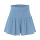 thumbnail image 4 of Pantalones Cortos de Verano para Mujeres de Cintura Alta, Moda de Alta Cintura Elástica, Pantalones Cortos Sólidos Casuales, 4 of 4