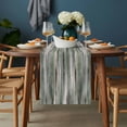 thumbnail image 2 of Sage Green Vintage Table Runner - 72 Inch Long, Kitchen Dining Table Runner Dresser Scarves, Stripes Painting Retro Abstract Art Farmhouse Decor for Coffee Tables Wedding Party Banquet, 2 of 8