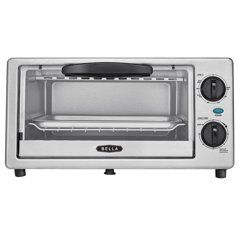 Product of Bella 4-Slice Toaster Oven - Stainless Steel - Walmart.com Bella 4 Slice Stainless Steel Toaster Oven