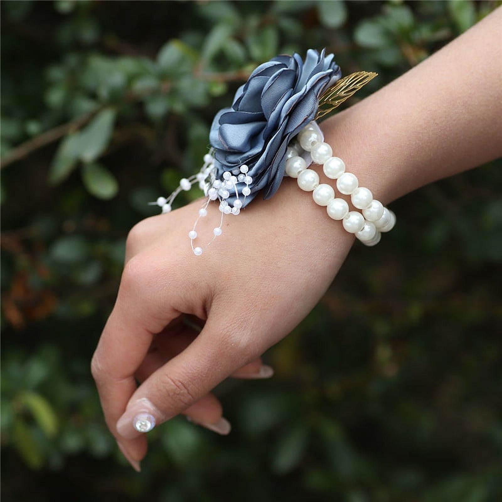 Bridesmaid corsage + bracelet for party or prom 