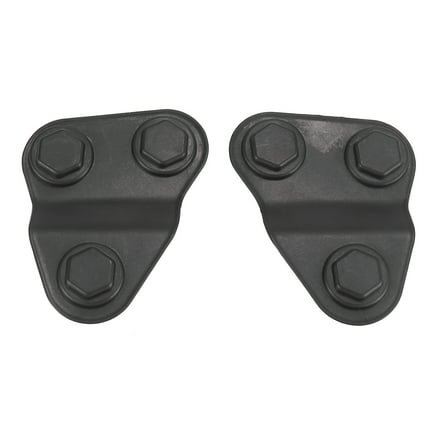 2pcs ABS Front Door Screw Protection Bolts Cover Caps Trim for Jeep Wrangler JL 2018-2021