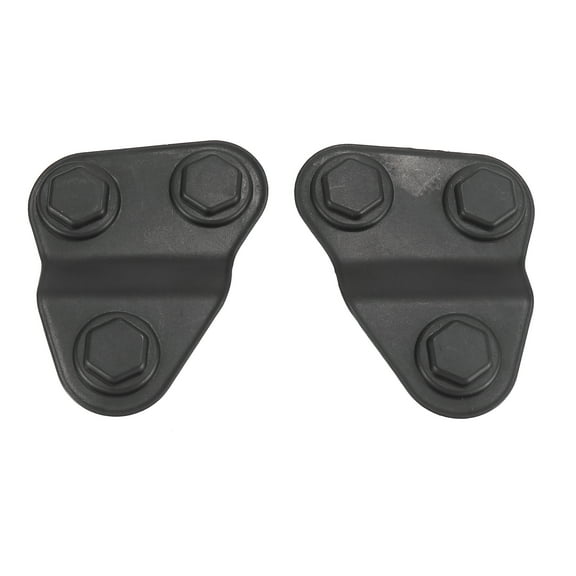 2pcs ABS Front Door Screw Protection Bolts Cover Caps Trim for Jeep Wrangler JL 2018-2021