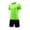 Green, variant on Boys Soccer Outfits Athletic Crewneck Short Sleeve T-Shirt and Shorts Kids Sports Training Tracksuit Clothes