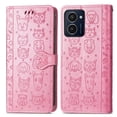 thumbnail image 1 of Funda Cartera FOXDOCK para HMD Pulse Pro , Flip PU con Relieve de Gatos y Perros, Tarjetero y Soporte, 1 of 6