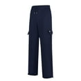 thumbnail image 3 of ameIAEA Men's Casual Cargo Pants Athletic Workout Sweatpants Hiking Drawstring Pants with Multi Pockets, 3 of 5