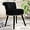 Black, variant on Vanity Stool Chair Makeup with Low Back, Makeup Vanity Chair, Make-up Chairs for Vanity with Wood Legs and Round Padded, Black