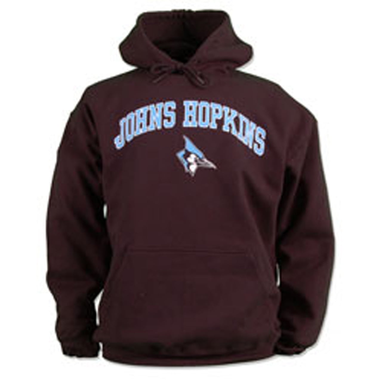 Johns Hopkins Blue Jays Arch and Logo Hooded Sweatshirt Black - Black ...