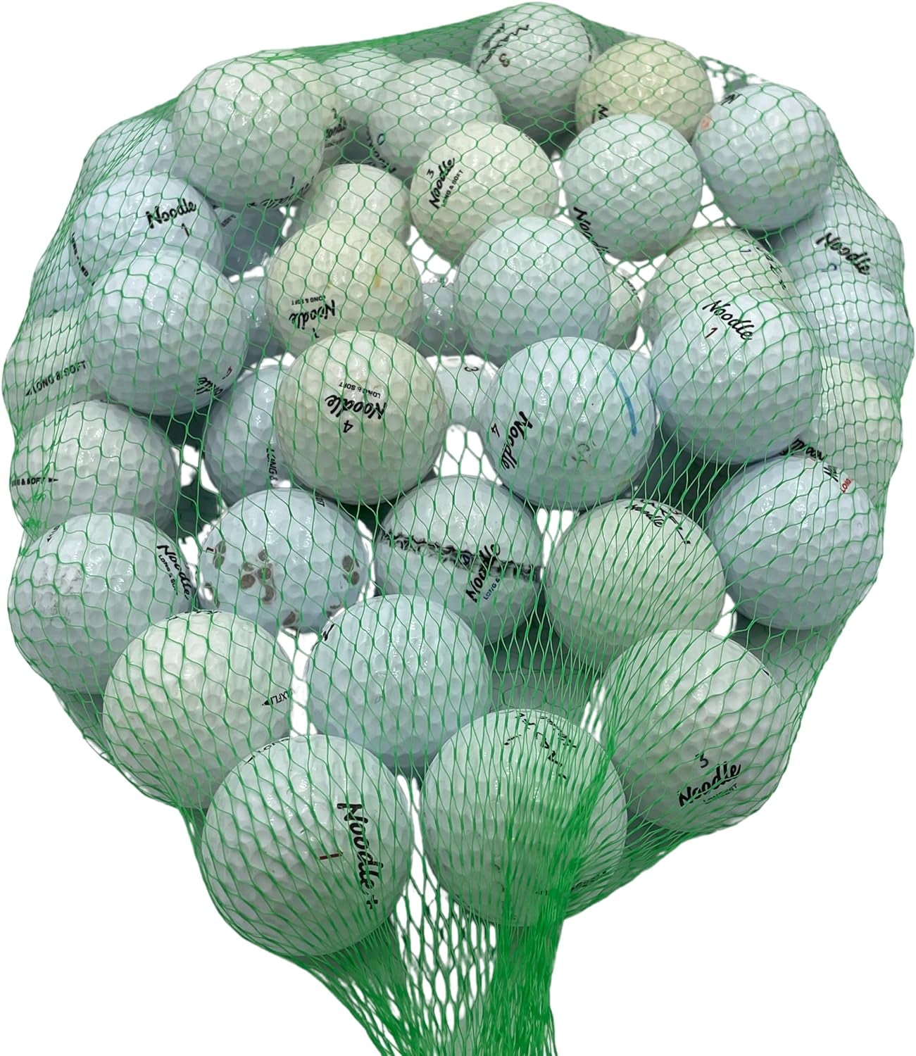 Golf Ball Planet - 50 Pack Noodle Mix Recycled Golf Balls (3A/Good)
