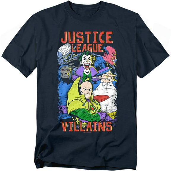 Justice League Of America Men's Justice For America T-shirt Small Navy