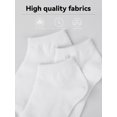thumbnail image 4 of 16 Pairs Boys Socks Kids Girls Socks Toddler Low Cut Athletic Ankle Socks Half Cushion Socks for Boys Girls 1-14Years, 4 of 6