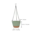 2 Pcs Hanging Flower Pot Flower Pots Hanging Plant Pot Hanging Pots for