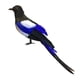 thumbnail image 4 of Pájaro de simulación de urraca, artesanías de pájaros artificiales, figuras de pájaros realistas para arte de jardín 33cm, 4 of 9