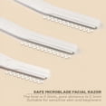 thumbnail image 2 of EXLEAF 2026 New Razor for Women Face,12 Pcs Microblade Eyebrow Razors,Multipurpose Dermaplaning Tool for Face,Peach Fuzz Removal,Face Shavers for Women and Men, 2 of 7