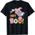 thumbnail image 1 of Disney Minnie Mouse Hey Boo Mignon T-Shirt Assorti d'Halloween Toutes Tailles P-5TG, 1 of 4