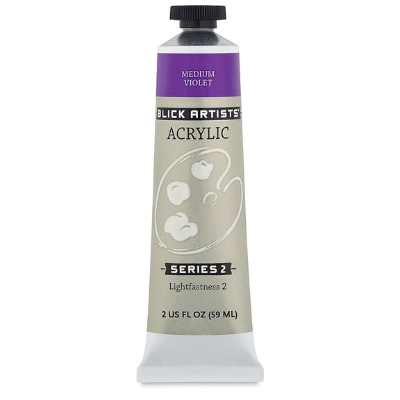 Blick Artists' Acrylic - Medium Violet, 2 oz tube