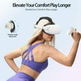 thumbnail image 2 of Elite Adjustable Head Strap For Quest 2 - Soft Cushion Support, Comfortable VR Experience, Replacement Headstrap For Enhanced Virtual Reality Gaming, 2 of 7