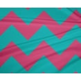 thumbnail image 4 of oneOone Polyester Lycra Fabric Chevron Geometric Print Sewing Fabric BTY 56 Inch Wide, 4 of 4