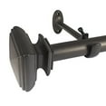 thumbnail image 2 of Decopolitan 27933-72CO Square Curtain Rod Set, 72 to 144-Inch, Toasted Copper, 2 of 5