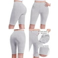 thumbnail image 4 of Made by Olivia Women's 3-Pack Basic Solid Active Yoga Biker Shorts, 4 of 5