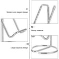 thumbnail image 4 of 2pcs Metal Tarjeta de visita Tolds Teléfono Celular Soportes Elegant Line Tarjeta de visita Soportes, 4 of 8