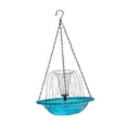 thumbnail image 4 of Fuente de baño solar para pájaros colgante, resistente, para exteriores azul, 4 of 9