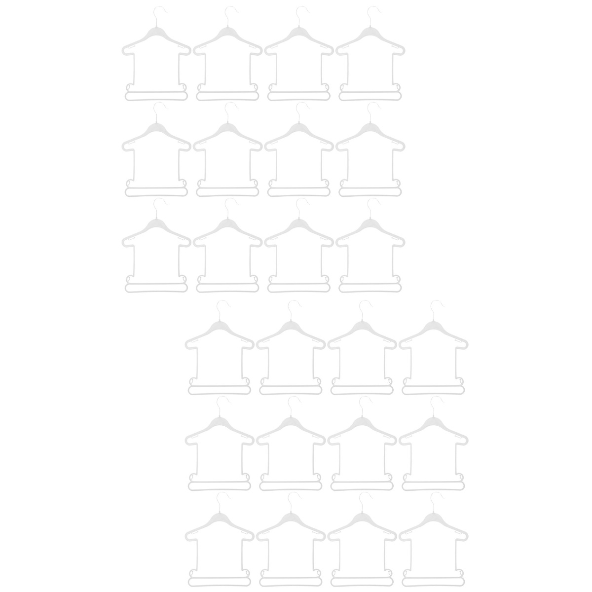 FRCOLOR pcs Kids Clothes Hangers Baby Clothes Drying Racks Infant Clothes Laundry Hangers