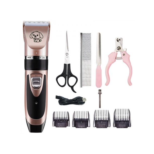Electric Pet Grooming Clipper Kits Cordless Quiet Dog Hair Shaver Cat