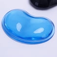 thumbnail image 2 of MOVTOTOP Fashion Heart Silicon Mouse Pad Clear Wristband Pad For Desktop Computer Mousepad Keyboard Support Cushion Wrist Cushion Rests (Blue), 2 of 5