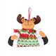 thumbnail image 2 of Fiudx Adorno Navideño con Diseño de Papá Noel, Muñeco de Nieve y Reno, Ideal para Fiestas, Ideal para El Árbol de Navidad, para Colgar En La Pared o El Hogar, 15 X 10 Cm, con Un Toque Festivo Creativ, 2 of 2