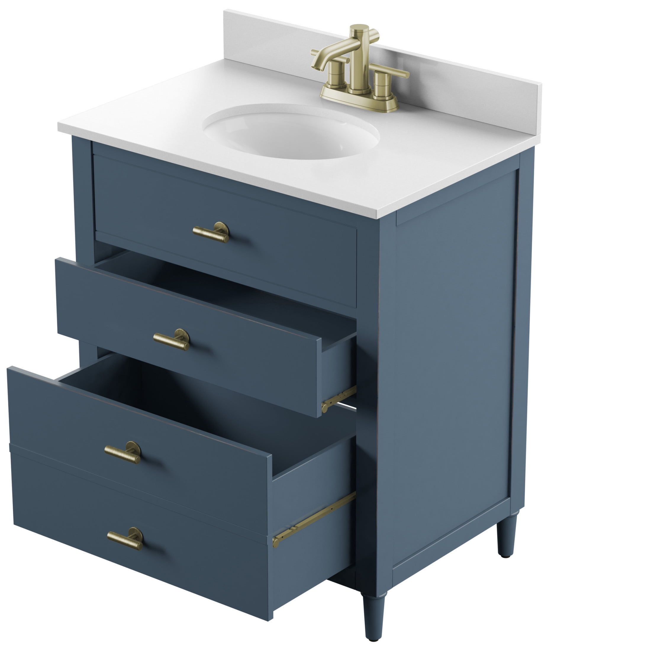 Twin Star Home 30" Single Bathroom Vanity , Franklin Blue