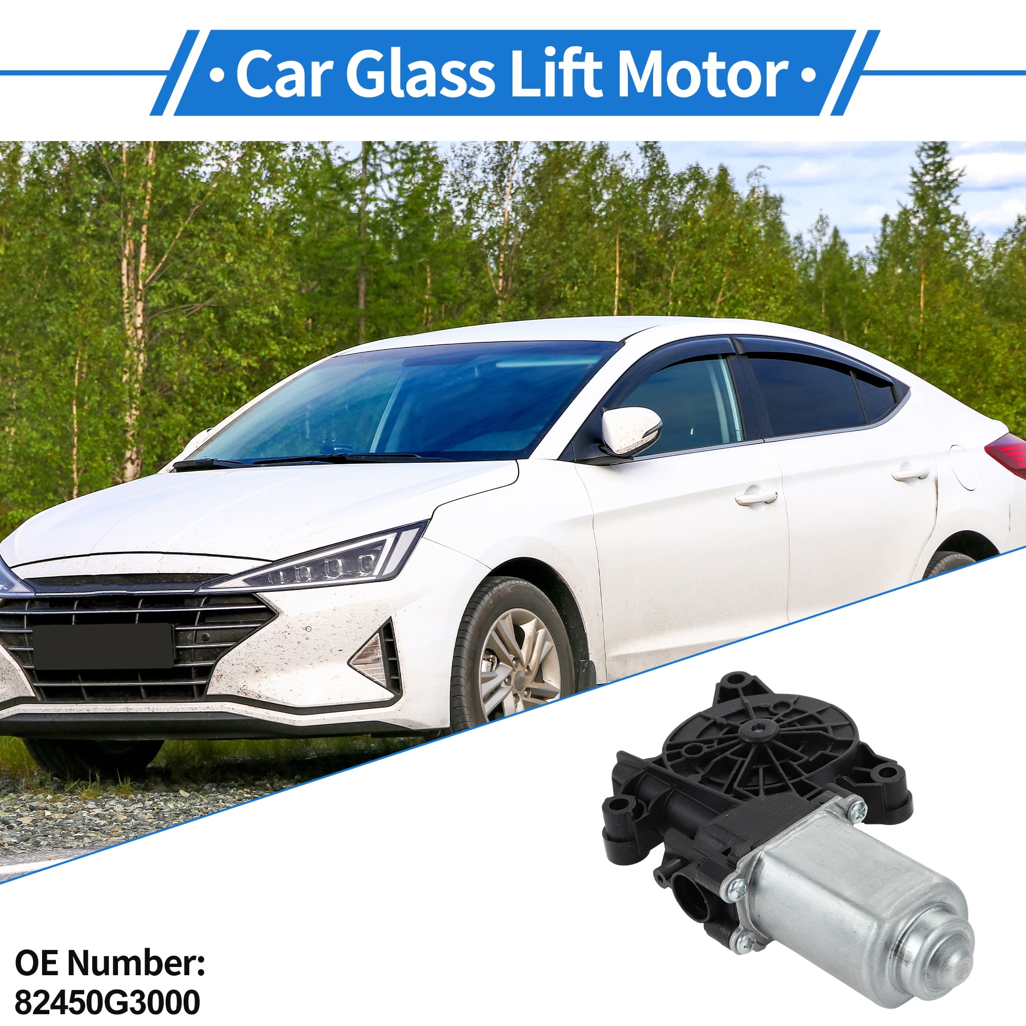 Unique Bargains Front Left Power Window Regulator Lift Motor for Hyundai Elantra GT 18-20
