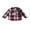 Red, variant on Bagilaanoe Toddler Baby Boy Girls Flannel Shirts Plaid Long Sleeve Shacket Jacket 6M 12M 18M 24M 3T 4T Kids Fall Casual Outwear