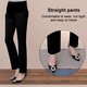 thumbnail image 4 of Moda de primavera y otoño, pantalones rectos para mujeres embarazadas, pantalones profesionales, pantalones casuales, pantalones de pies, vestido de maternidad Adepaton 2033827-2, 4 of 9