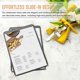 thumbnail image 4 of 10 Pack of Menu Covers - Single Page, 2 View,Fits 8.5 x 11 Inch Paper, 4 of 5